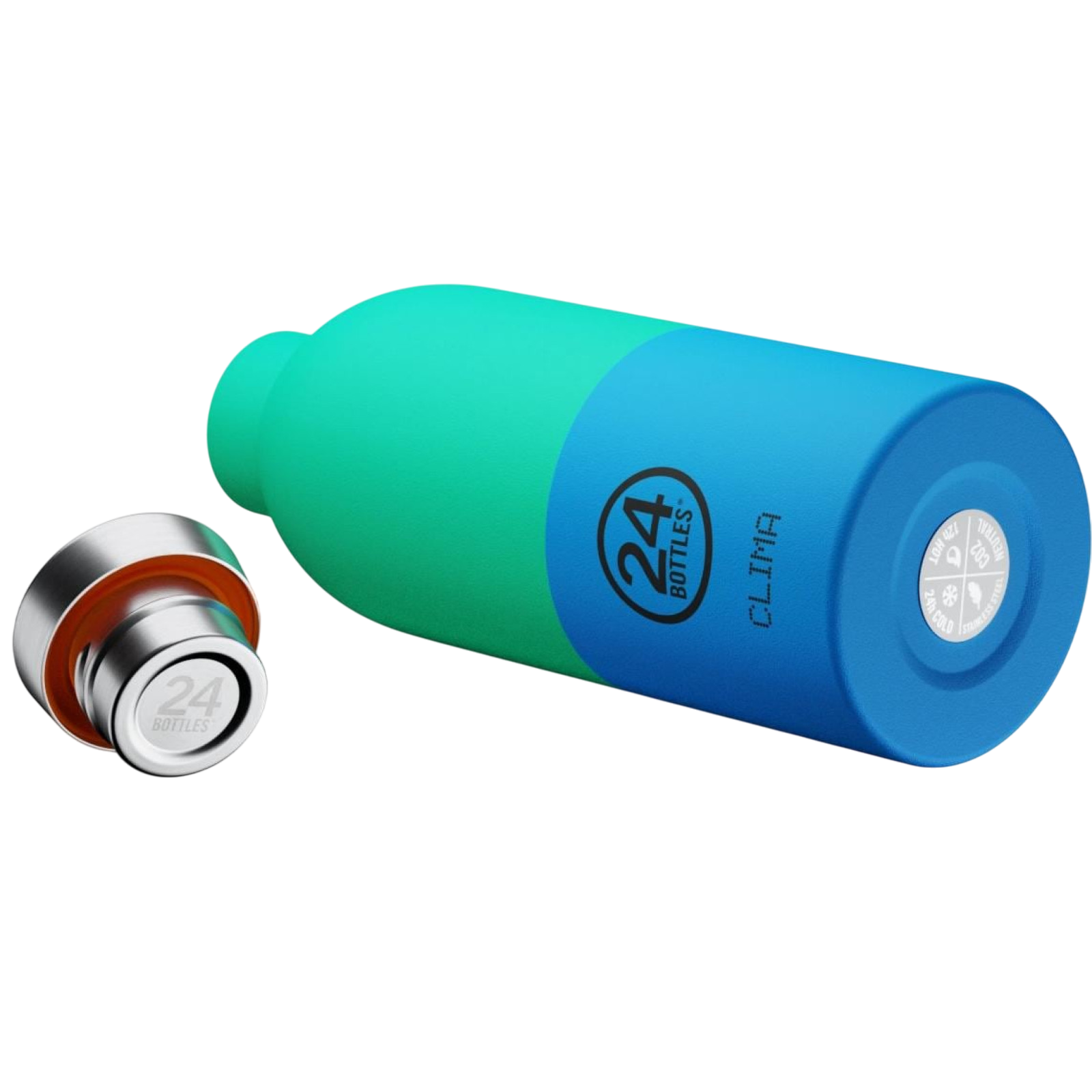 24Bottles Thermosflasche Clima 500 ml, Wave