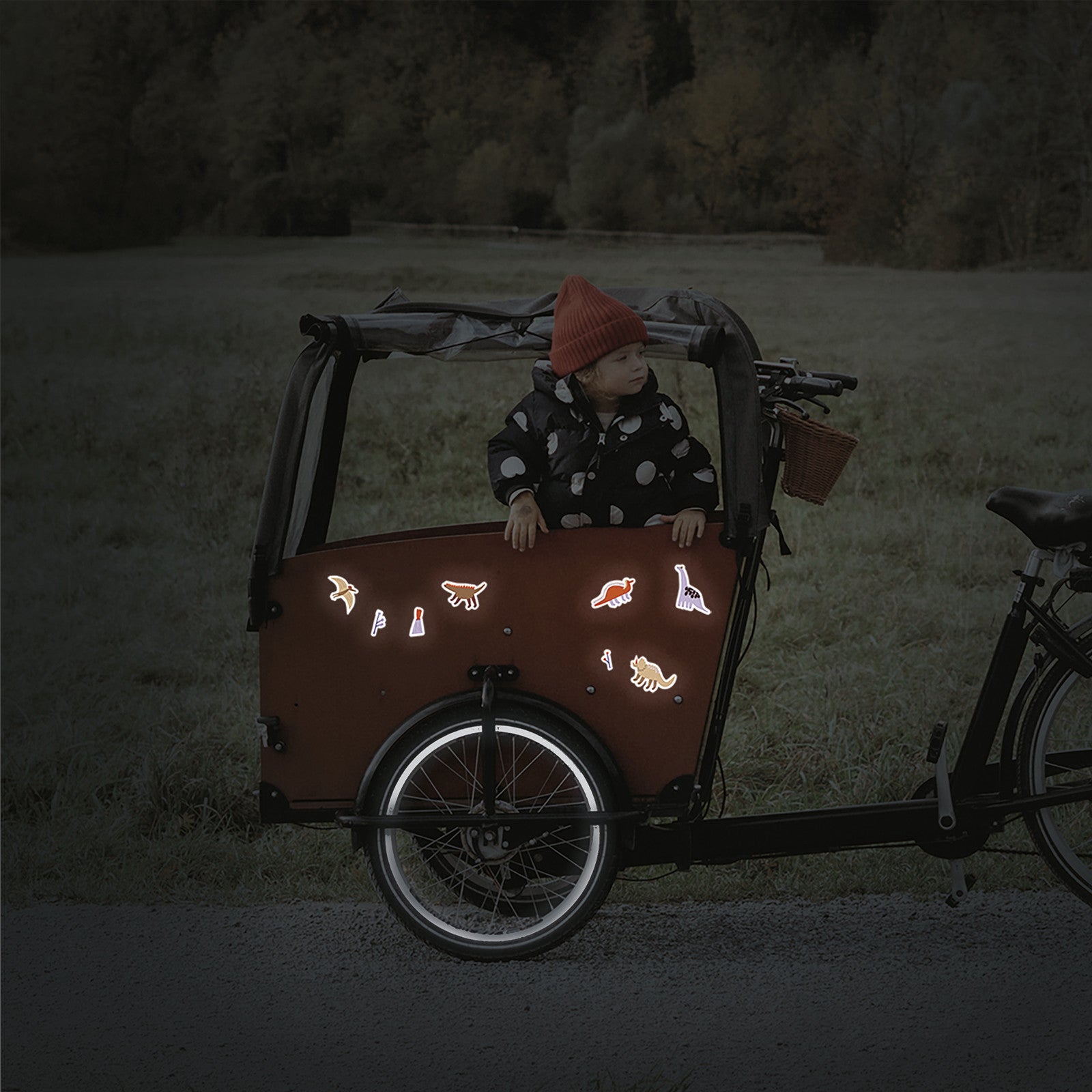 Autocollants réfléchissants Dinos