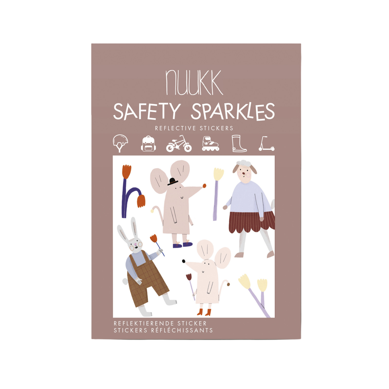 Reflektierende Sticker Mäuse