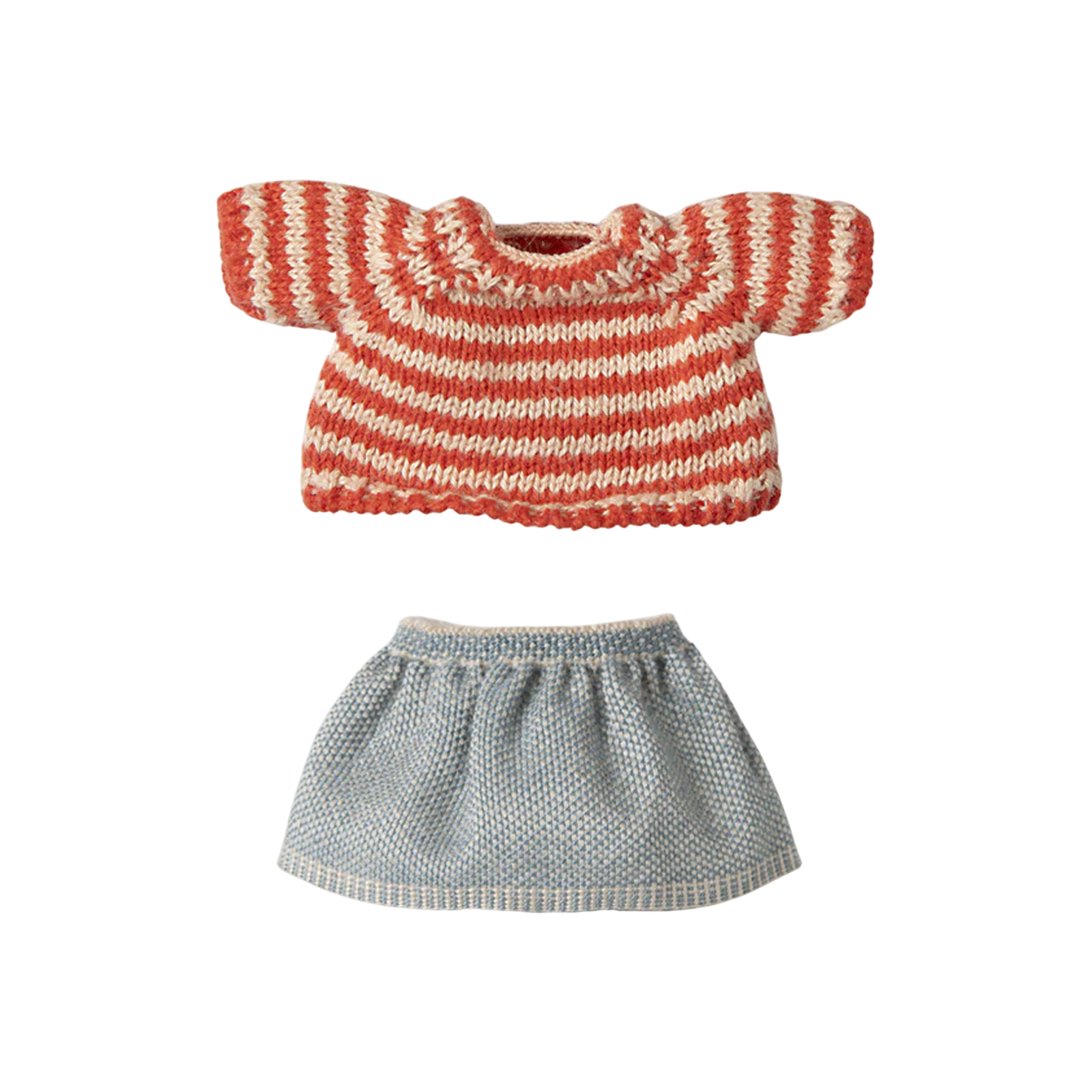 Maileg souris pull en tricot et jupe grande sœur