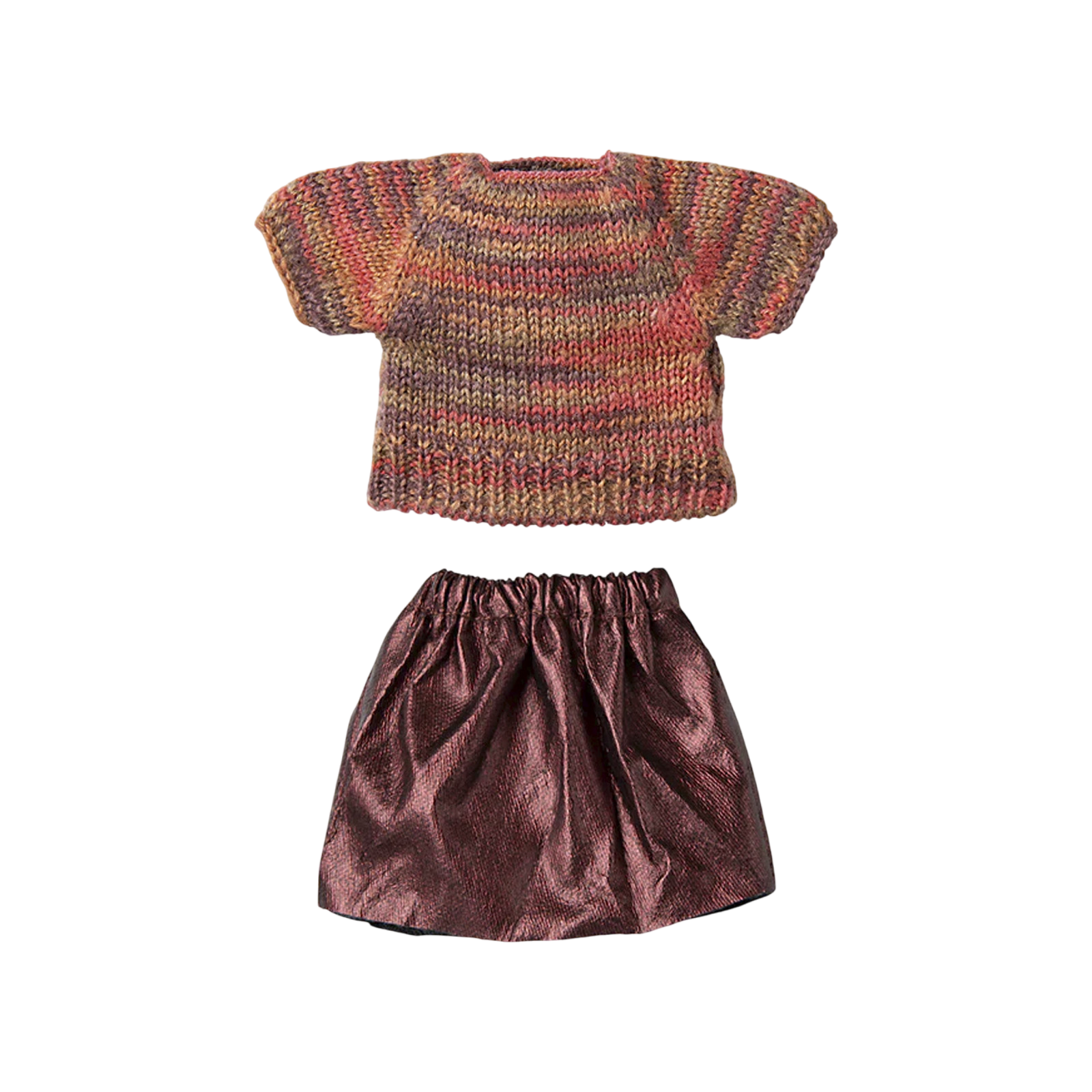 Maileg souris jupe et chemisier en tricot maman