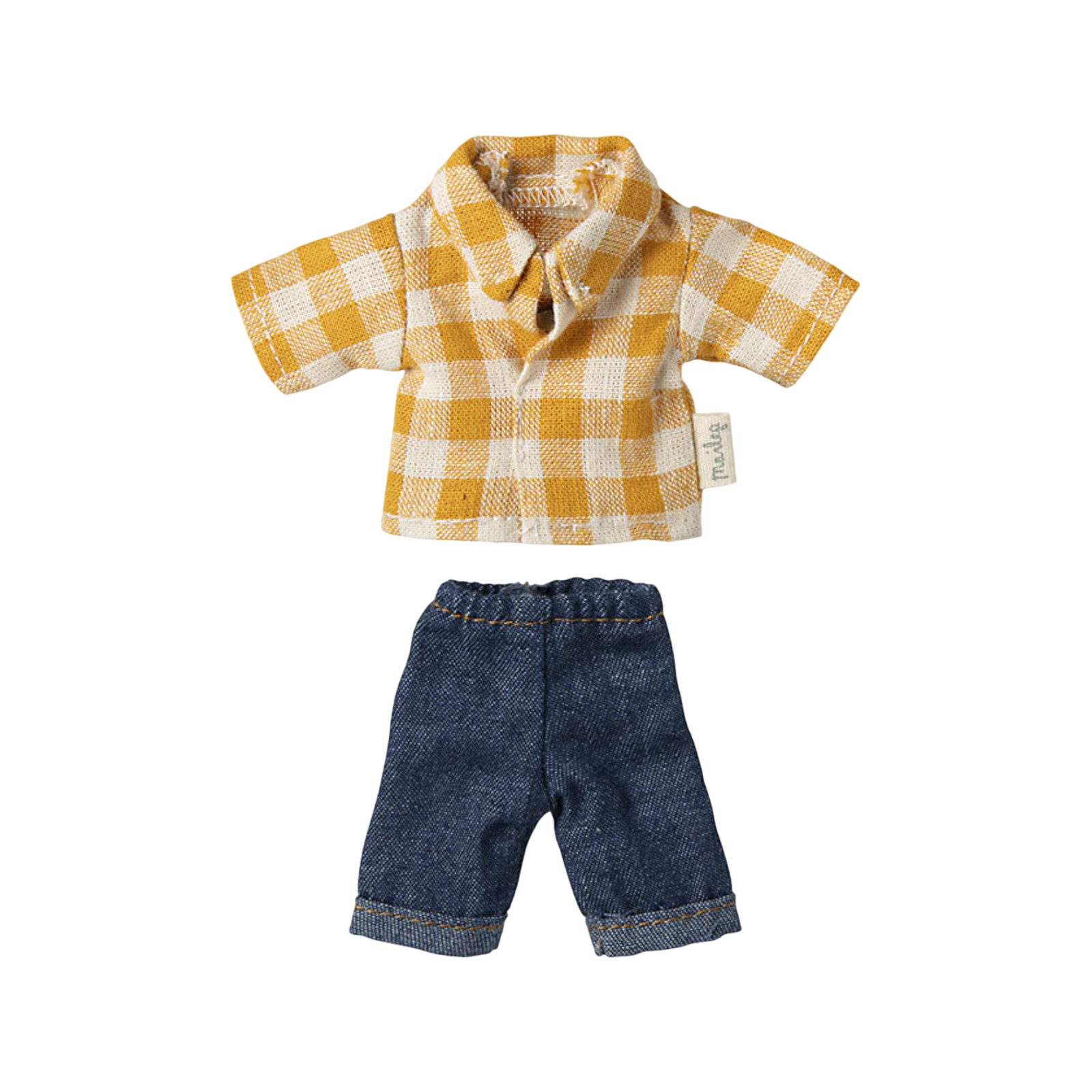 Maileg souris chemise à carreaux et pantalon Papa
