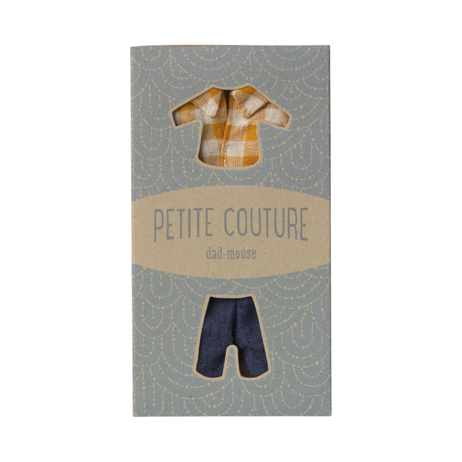 Maileg Maus kariertes Hemd und Hose Papa