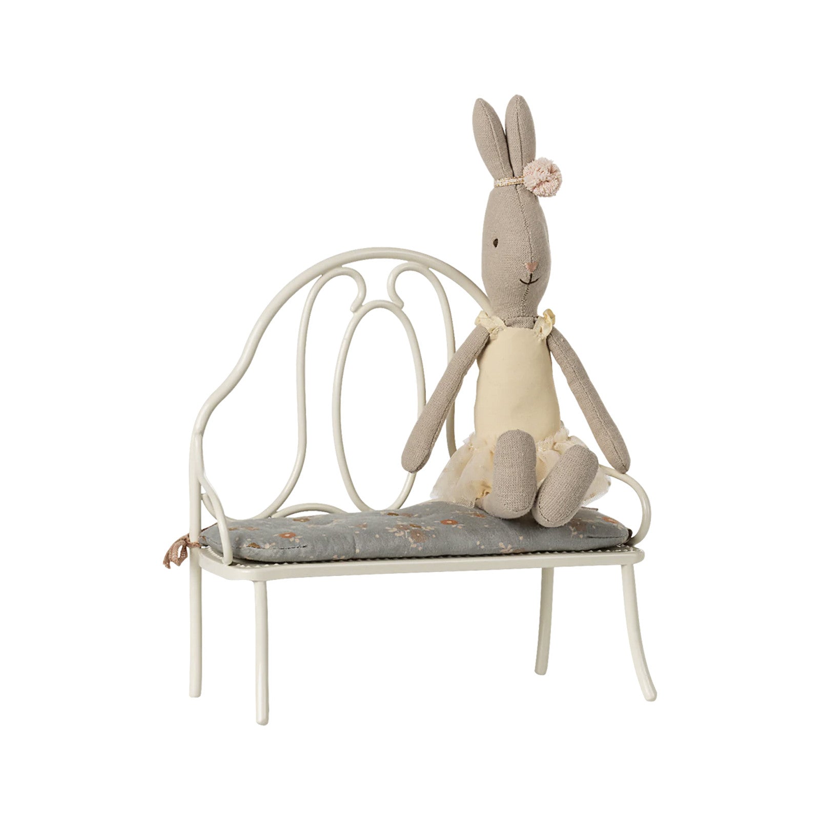 Maileg Mouse Bench Vintage Off White