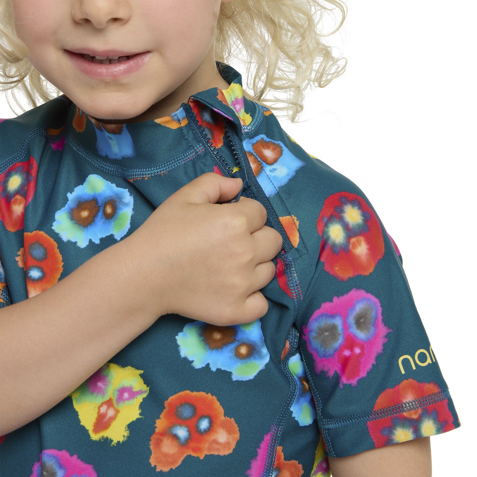 Fin Rashguard Petsies Deep Petrol swim shirt