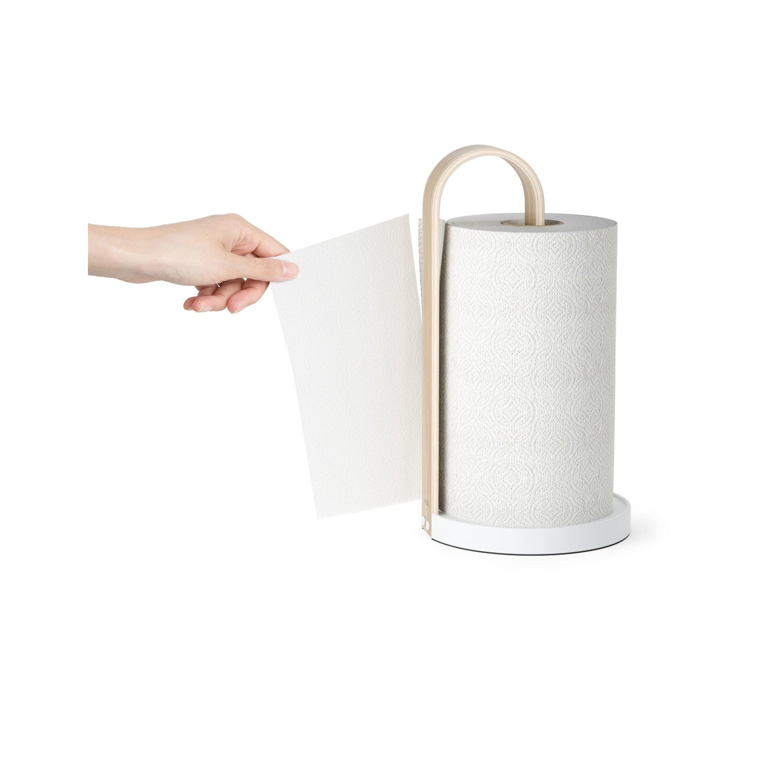 Umbra kitchen roll holder Bellwood Nature/White