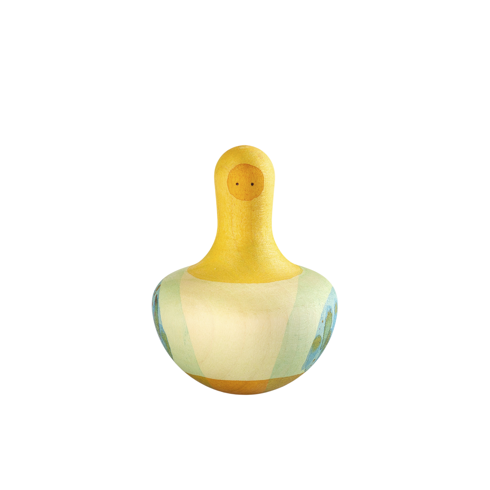 Holzkreisel Flowing Yellow Bird Grapat