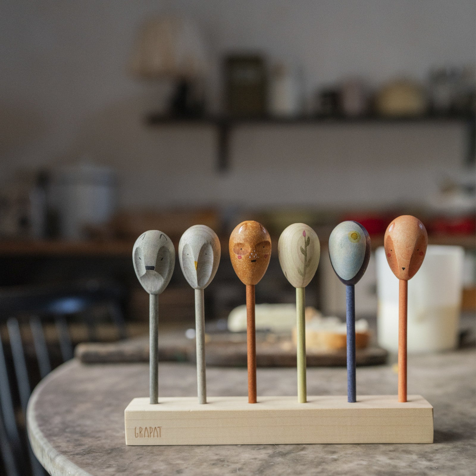 Wooden dolls Twin-Souls Grapat