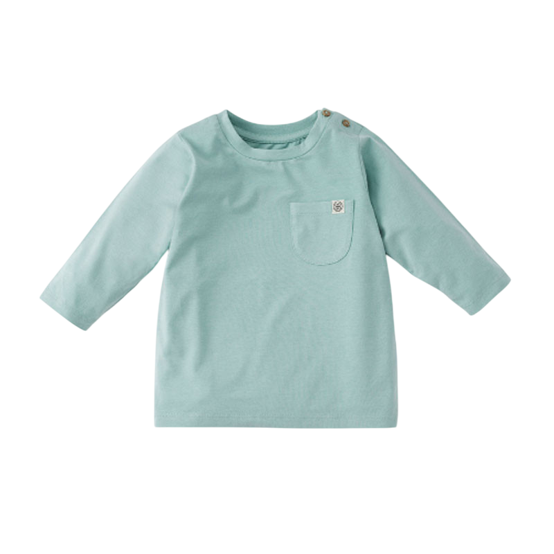 Baby Langarmshirt UVP 50+ Sea Blue