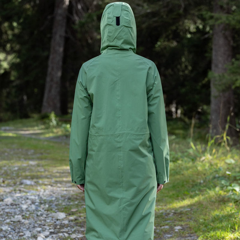 Women's raincoat Chana vineyard green