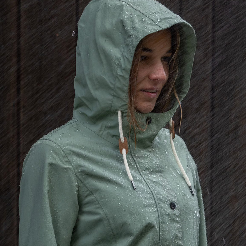Women's raincoat Letti green bay