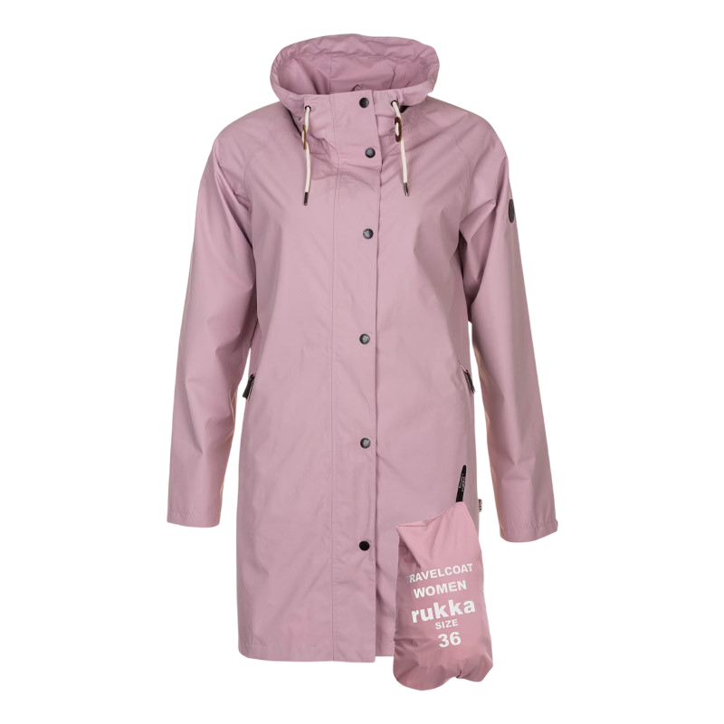Frauen Regenmantel Travelcoat mauve shadows