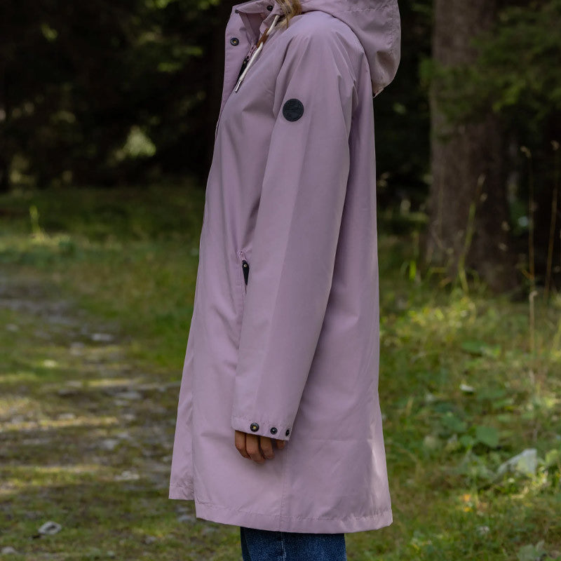 Women's raincoat Travelcoat mauve shadows