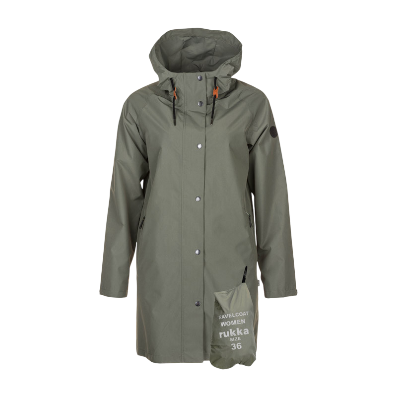 Manteau de pluie pour femme Travelcoat thyme