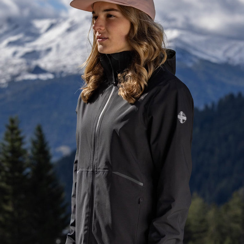Women's rain jacket Gina black