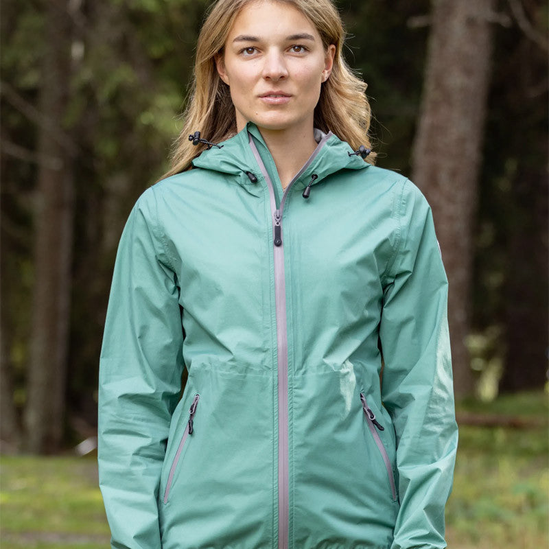 Frauen Regenjacke Shelter deep sea