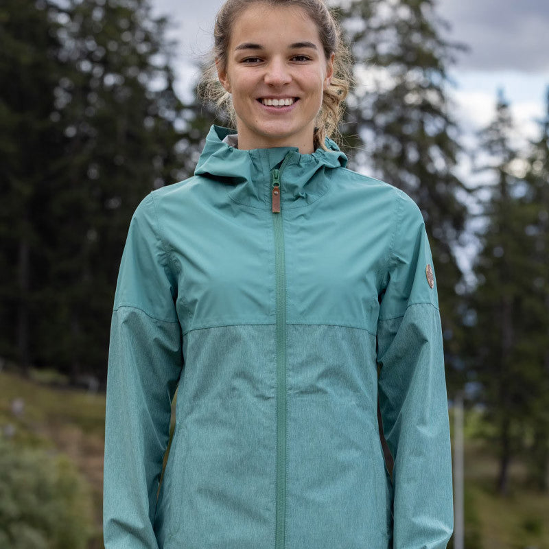 Frauen Regenjacke Travellight deep sea
