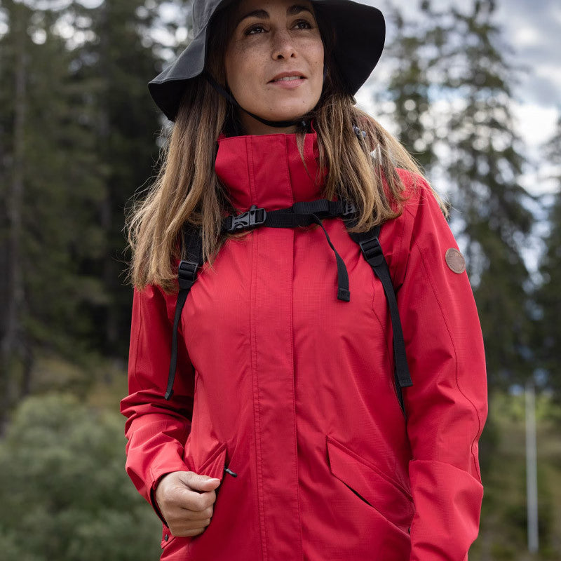 Women's rain jackets Evita chili pepper