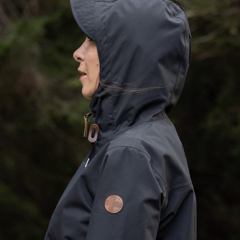 Veste de pluie pour femme Gemma black