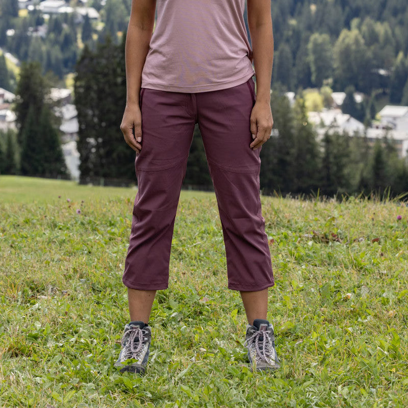 Women's 3/4 pants Eka catawba grape