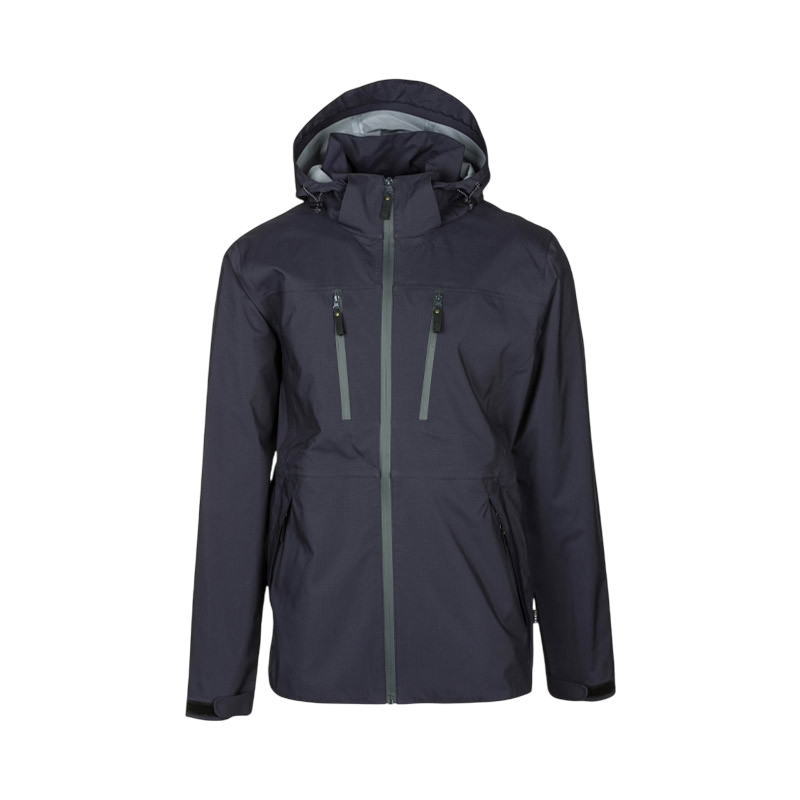Men's rain jacket 3 layers Darek dark navy
