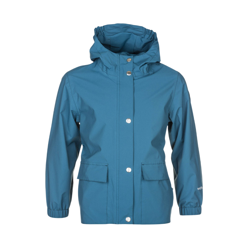 Kids Suri rain jacket indian teal