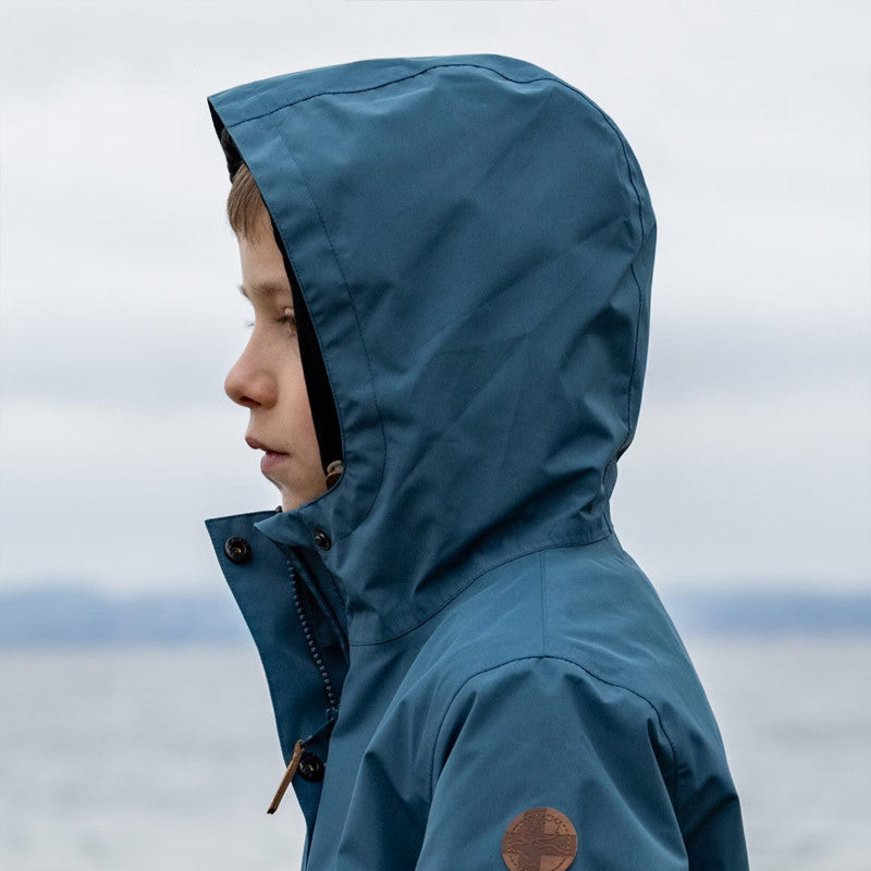 Kinder Sita Regenjacke majolica blue