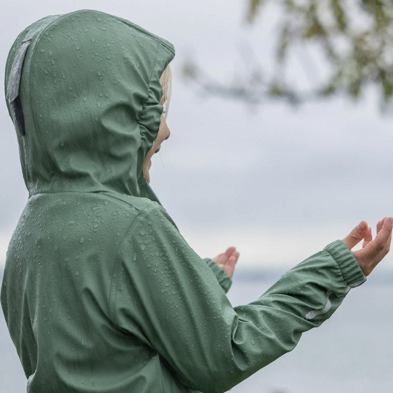 Enfants Jem veste de pluie hedge green