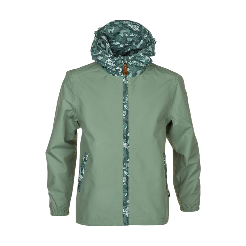 Veste de pluie pour enfants Laurin hedge green