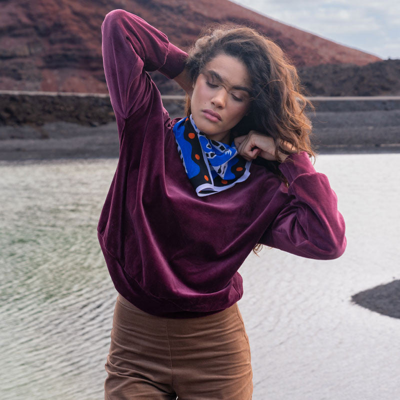 Sweater Sunday Moonlit Plum