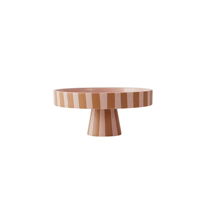 Toppu small serving platter Caramel Rose