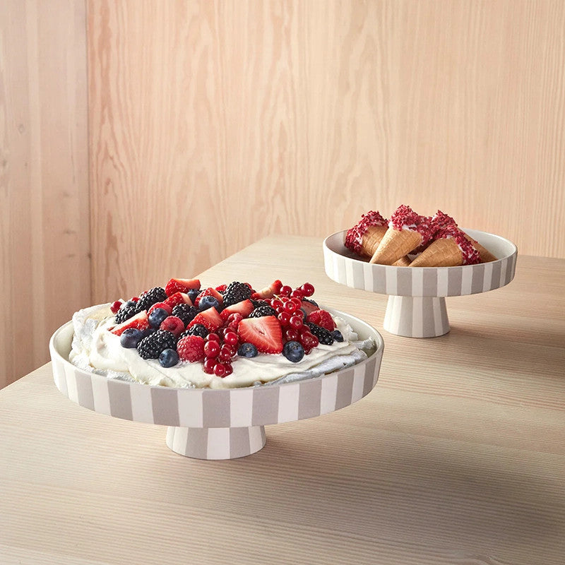 Serving plate Toppu large Clay