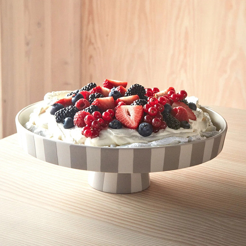 Serving plate Toppu large Clay