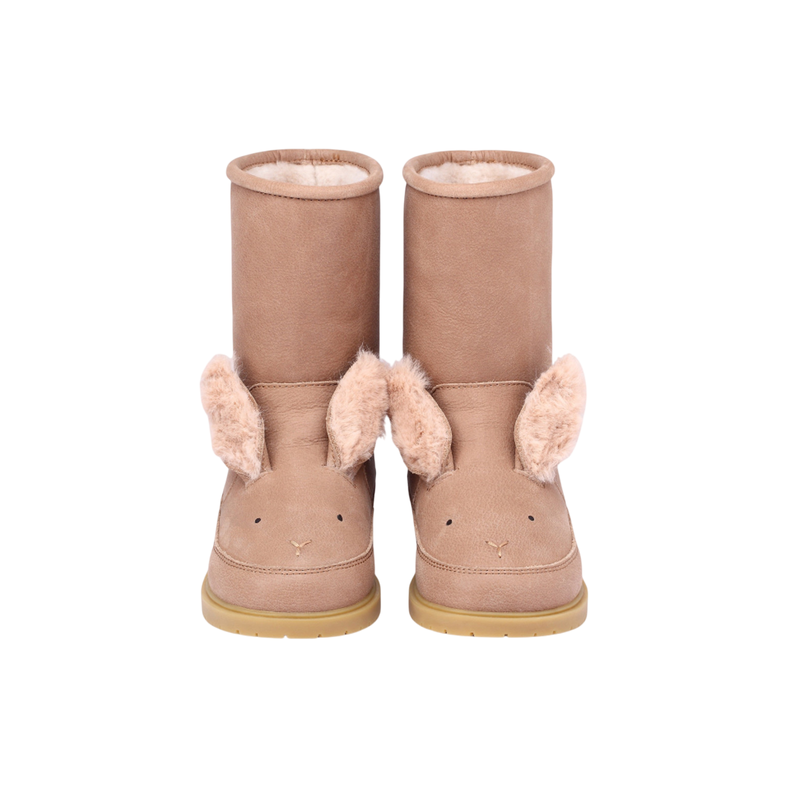 Stiefel Wadudu Fluffy Bunny Hazelnut Leather