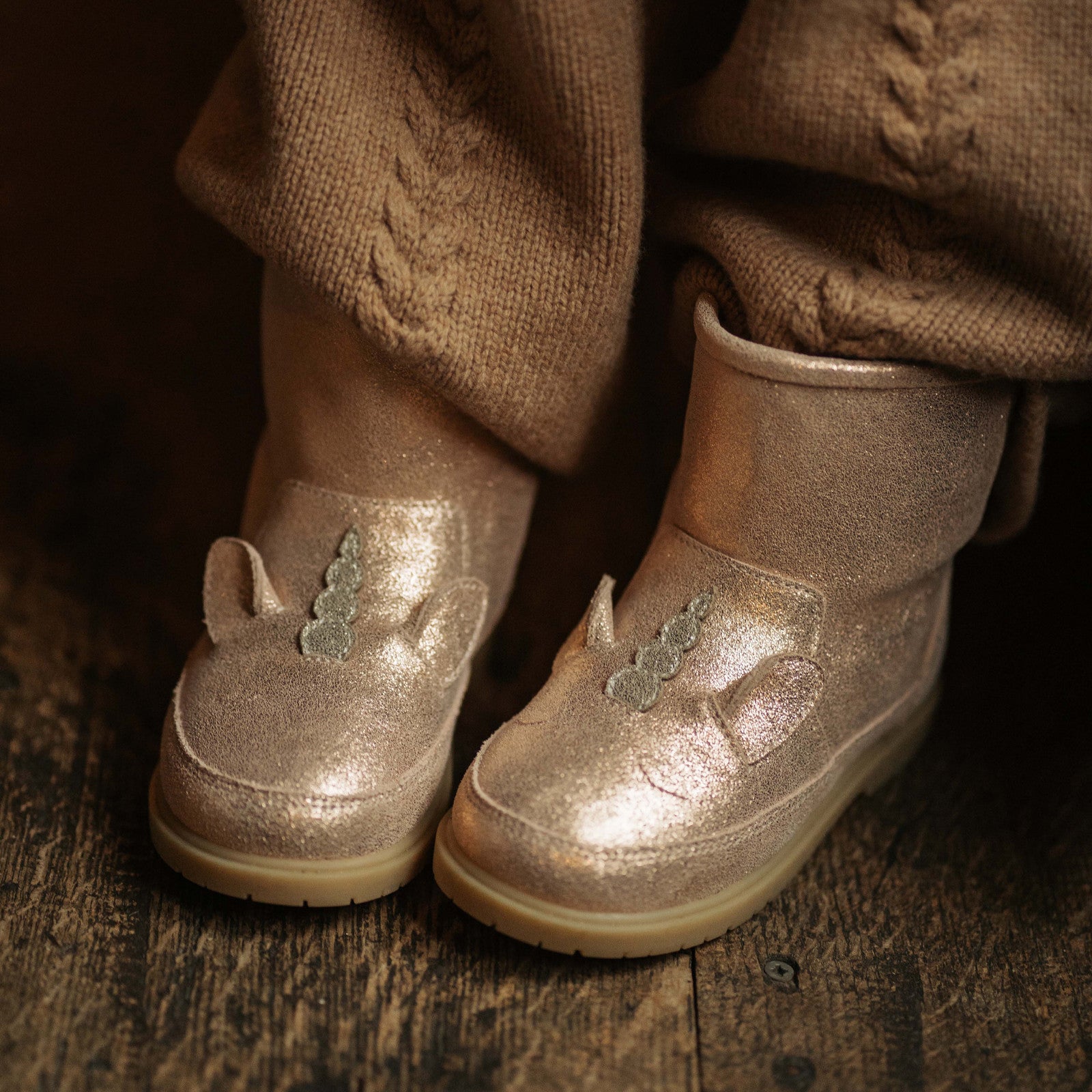 Bottes Xelly Unicorn Powder Metallic Leather