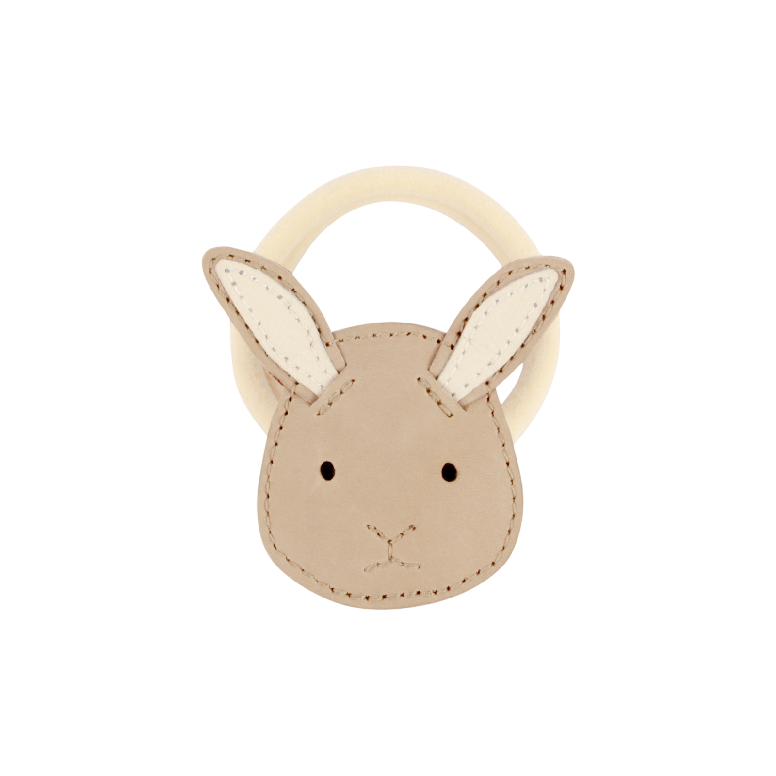 Hair tie Josy Bunny Taupe Nubuck
