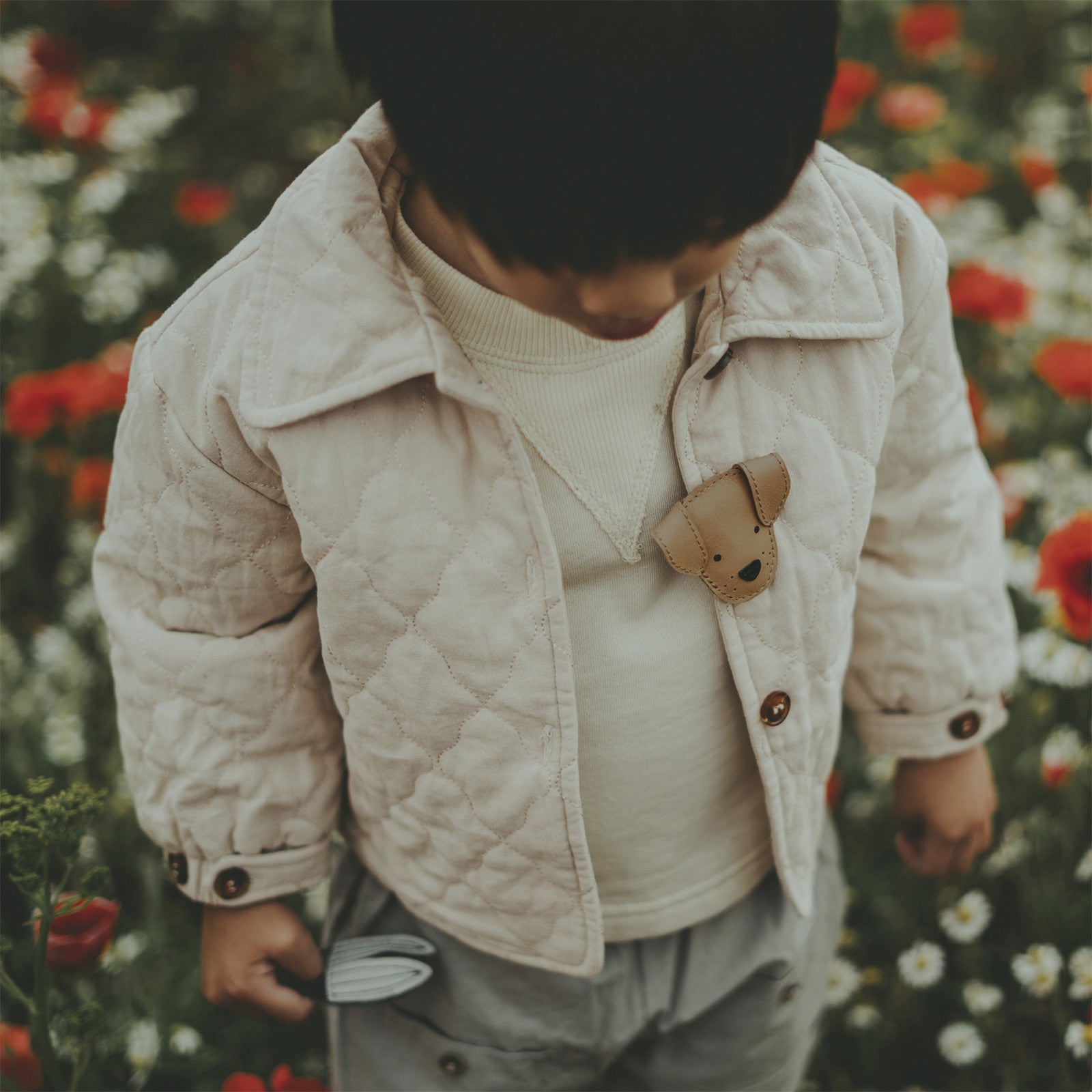 Hair tie Josy Dog Truffle Nubuck