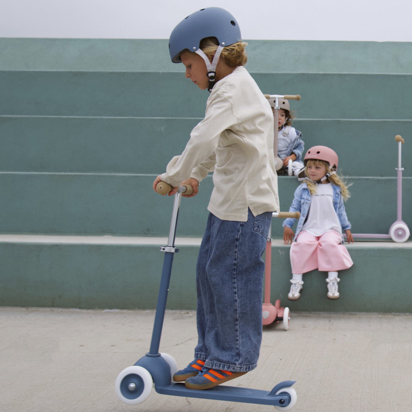 Eco Kinderhelm Banwood Deepsea