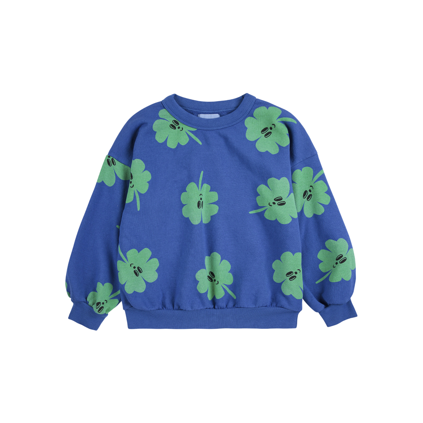 Sweat-shirt Lucky Clover All Over Blue