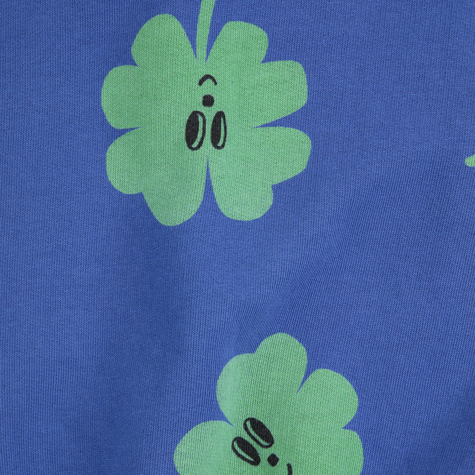 Sweat-shirt Lucky Clover All Over Blue