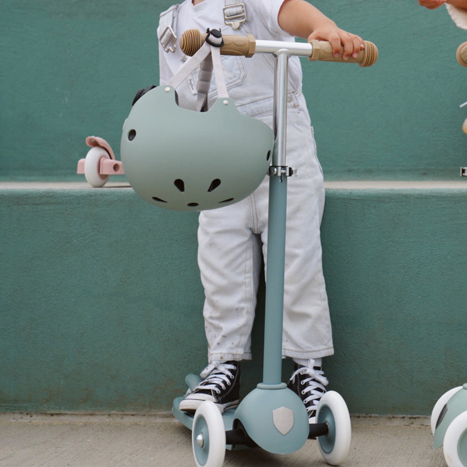 Eco Kinderhelm Banwood Olive