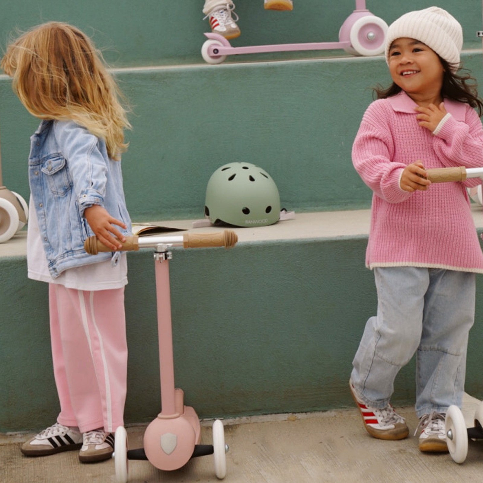 Eco Kinderhelm Banwood Olive