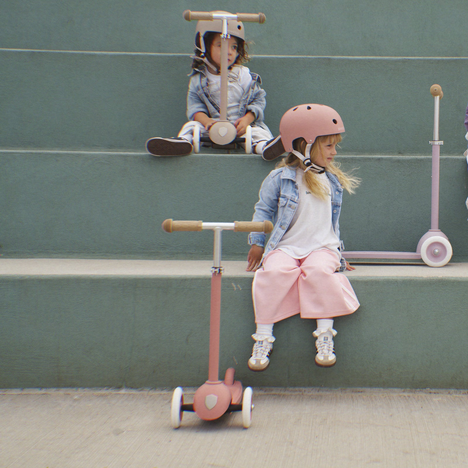 Casque enfant Eco Banwood Raspberry