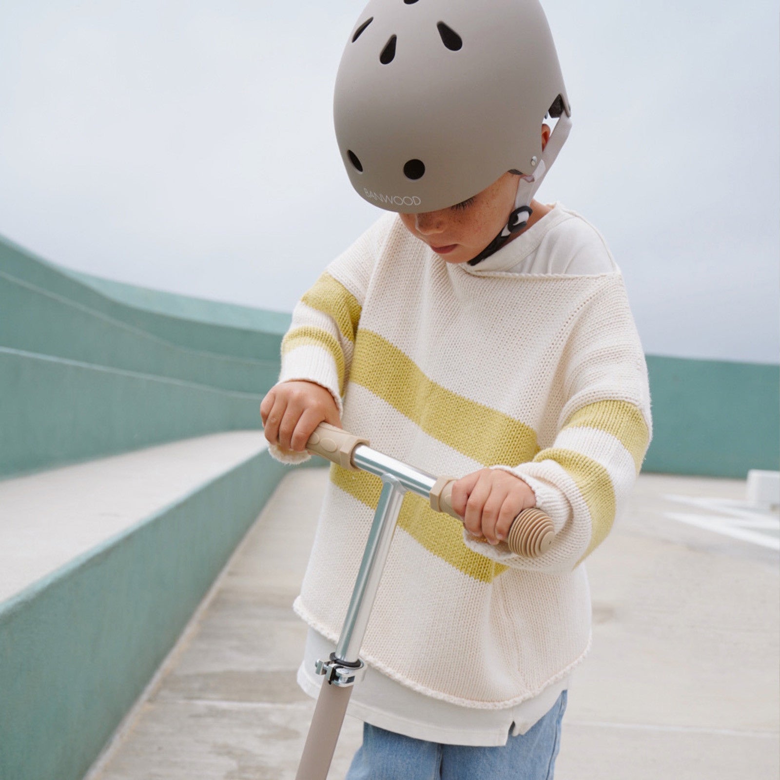 Eco Kinderhelm Banwood Sand