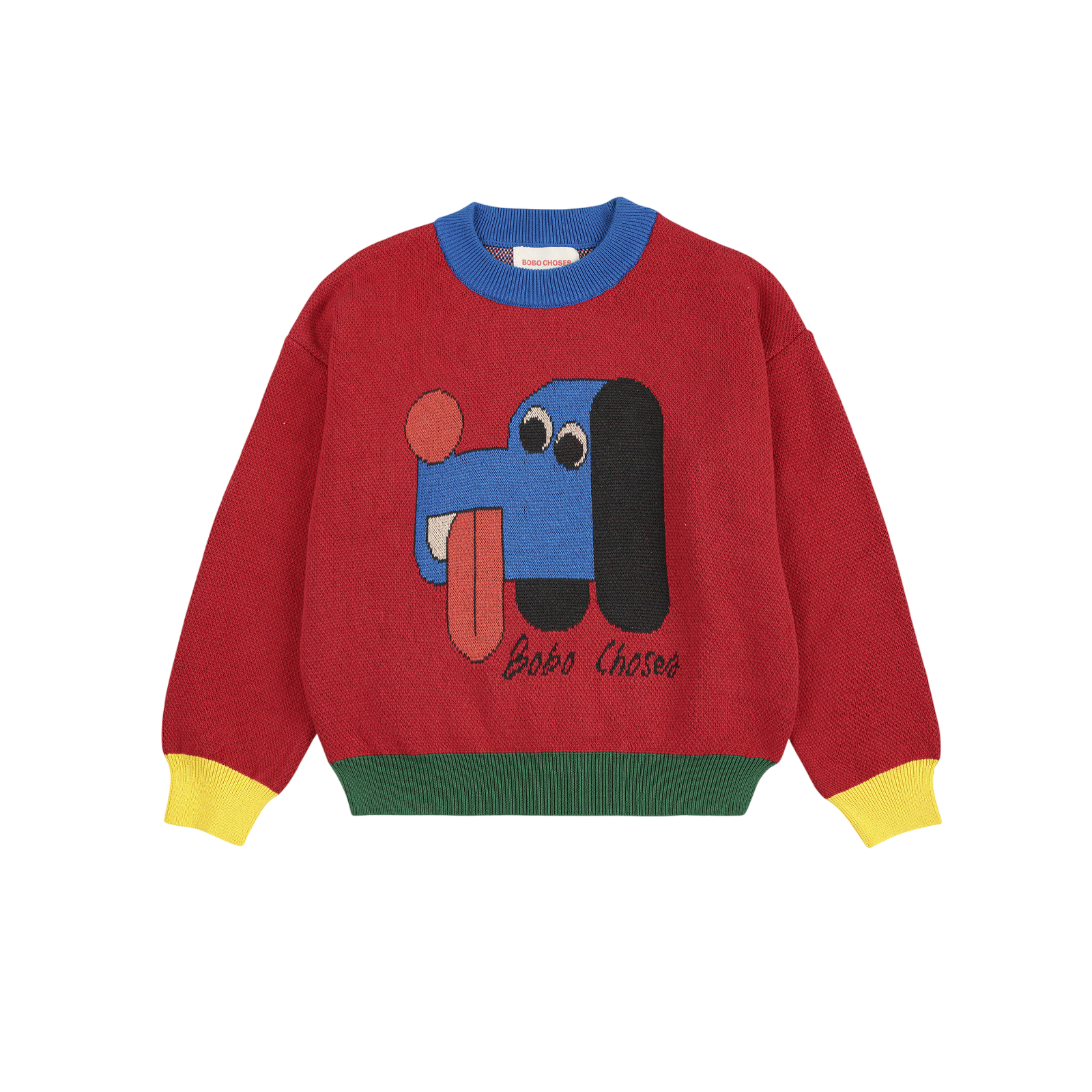 Sweater Doggy Mate Jacquard Red