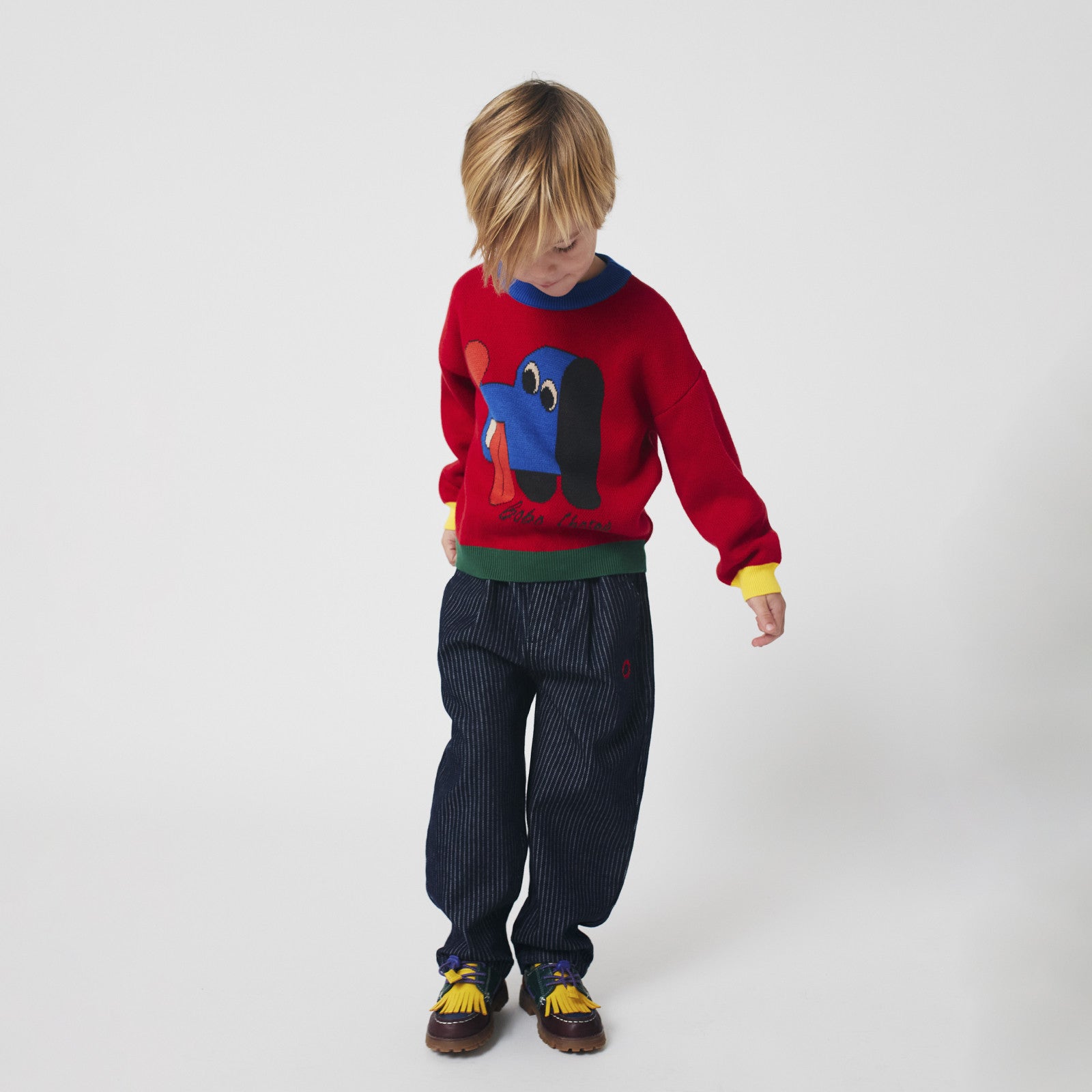 Sweater Doggy Mate Jacquard Red