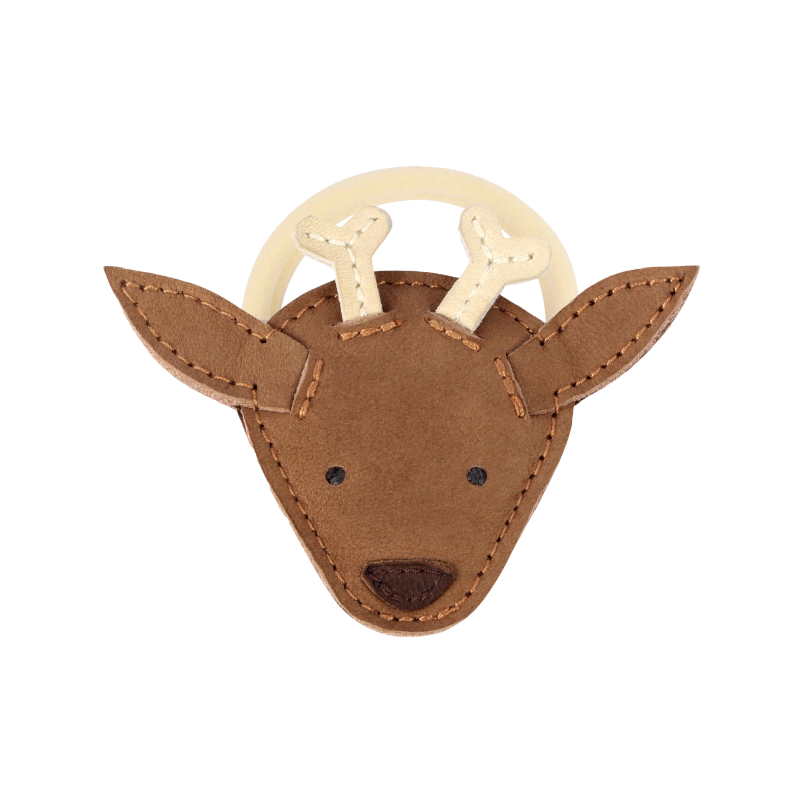 Hair tie Stag Hazelnut Nubuck