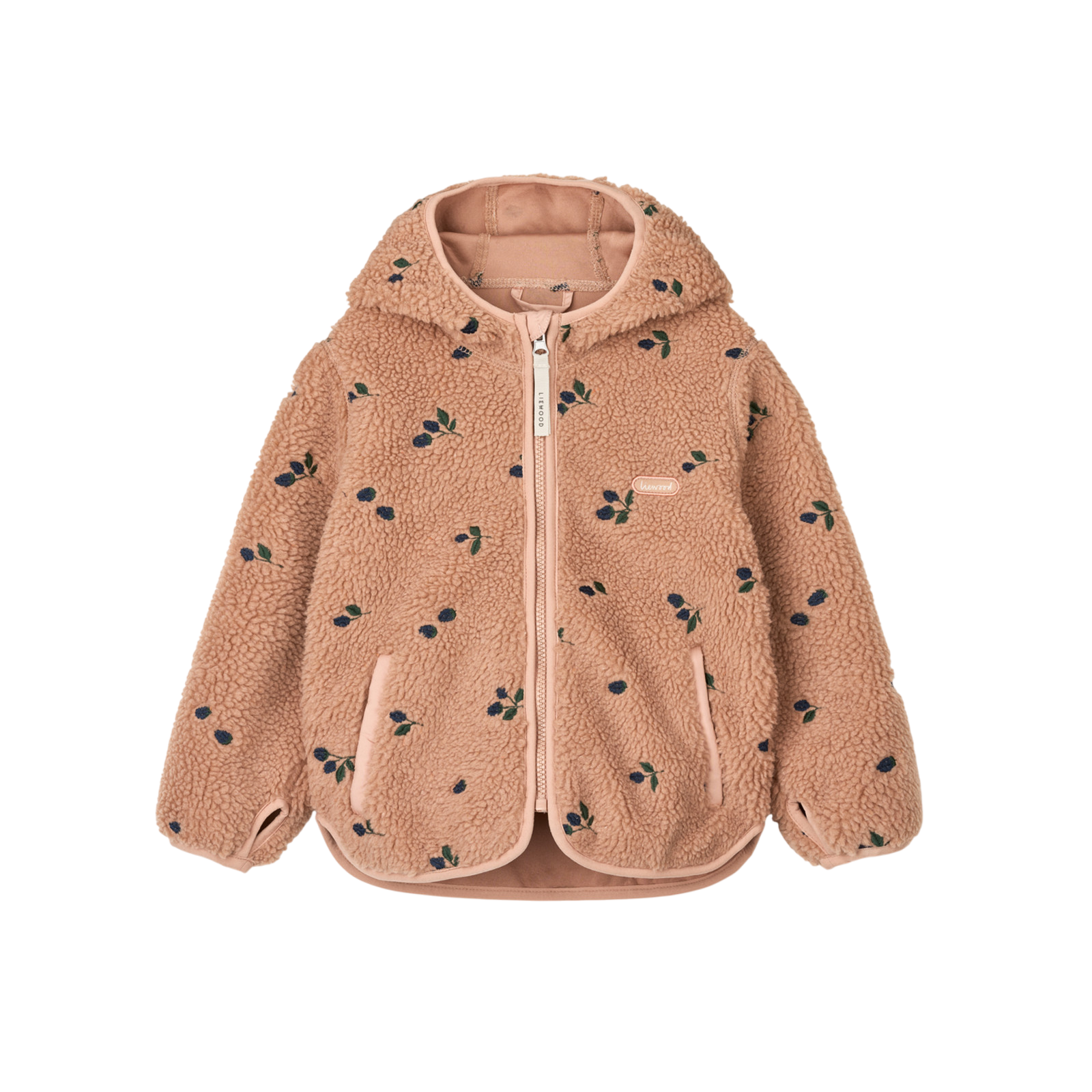 Jacke Mara Pile Berry Pale Tuscany Embroidery