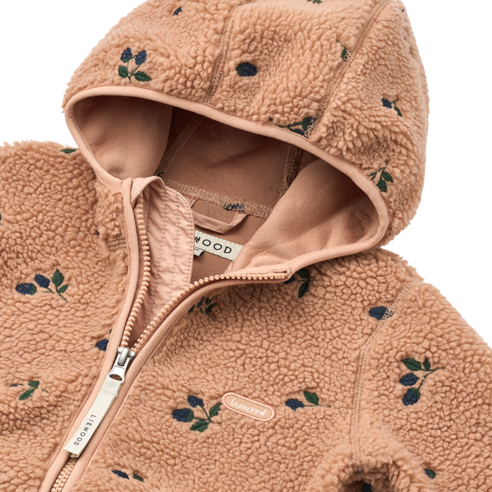 Jacke Mara Pile Berry Pale Tuscany Embroidery