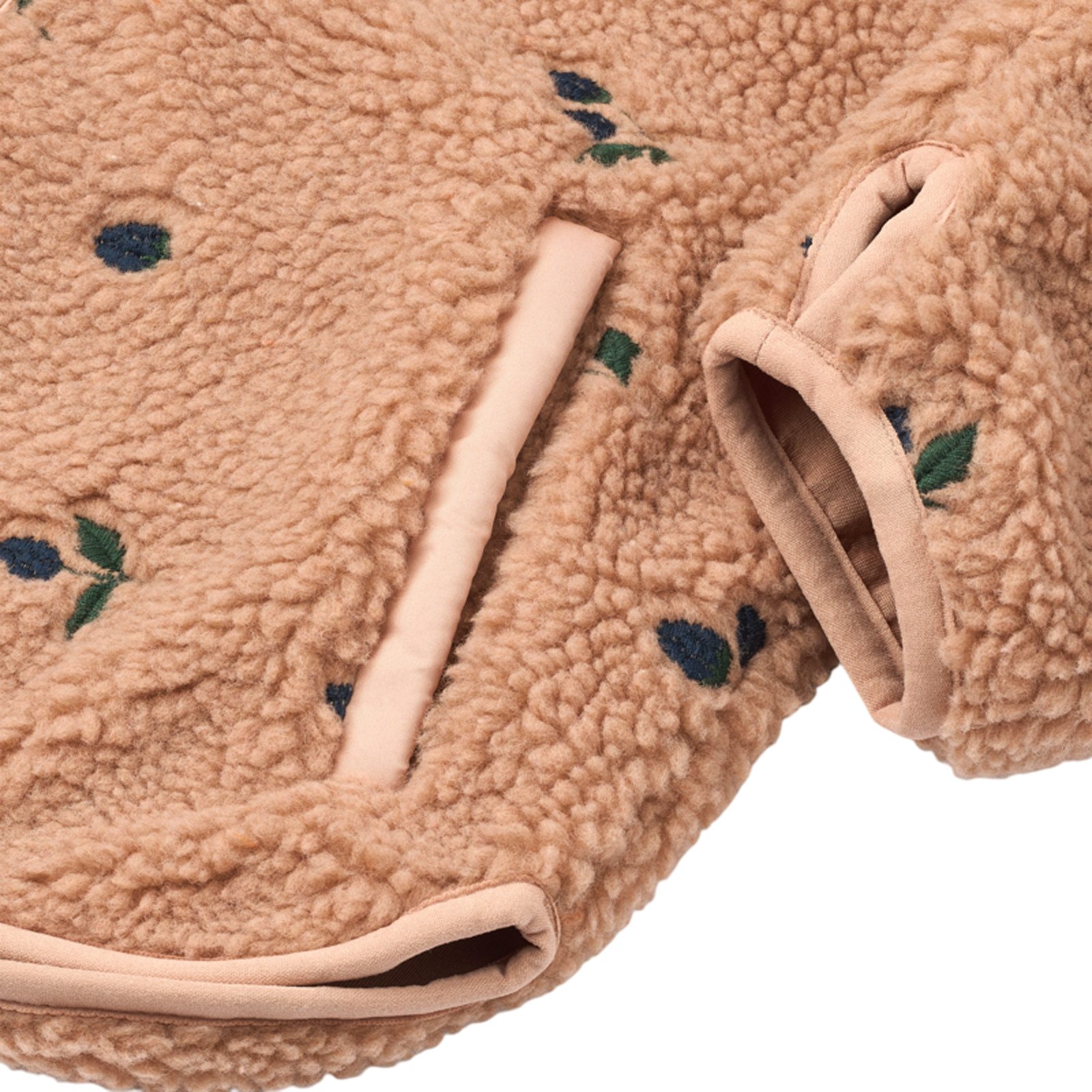 Jacke Mara Pile Berry Pale Tuscany Embroidery